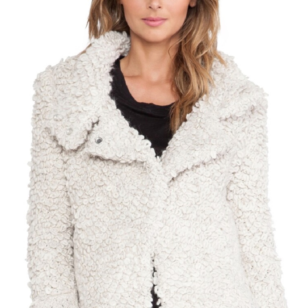IRO Ivory Caty Jacket with Loop 36